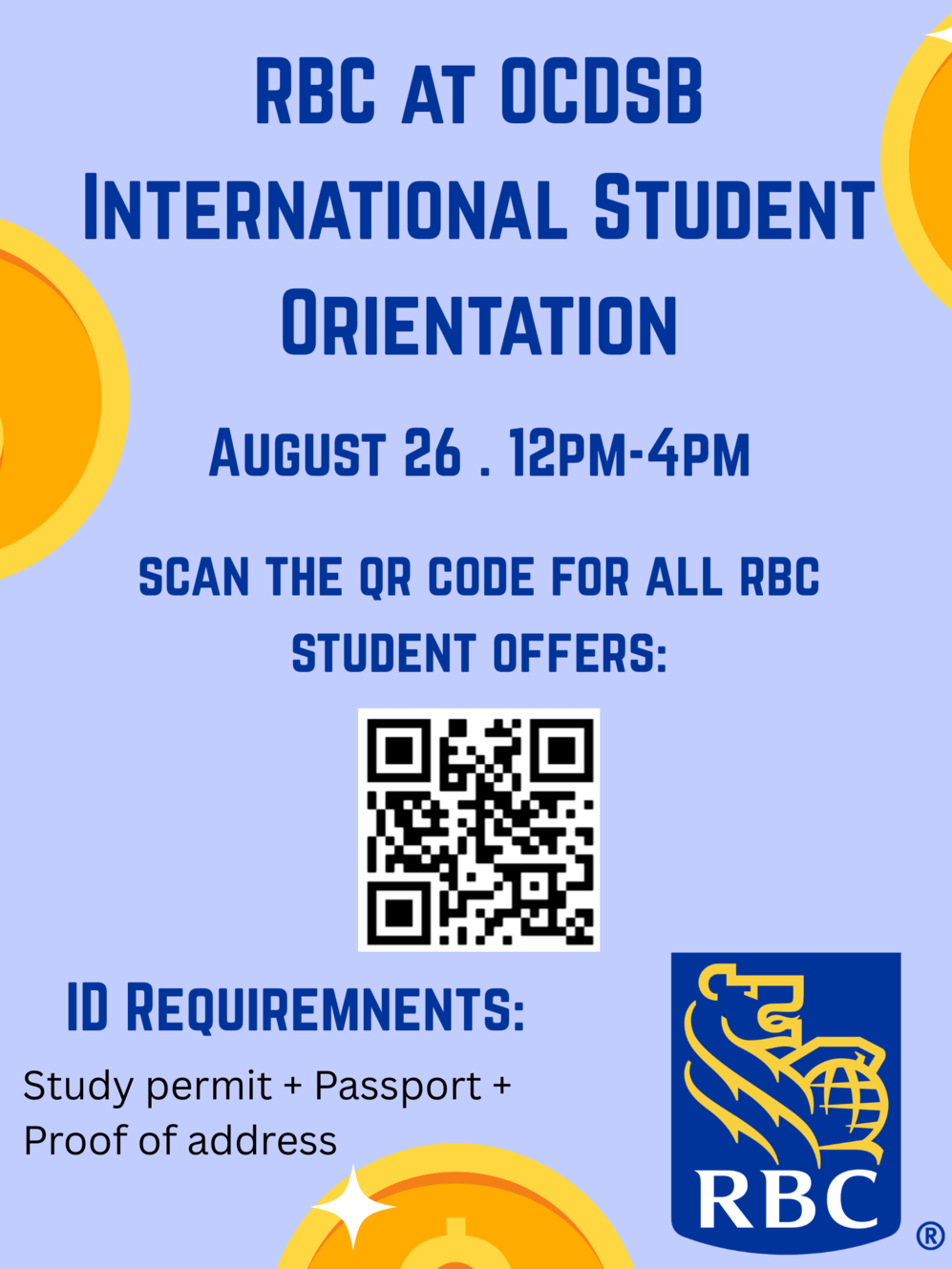 RBC at OCDSB International Student Orientation
